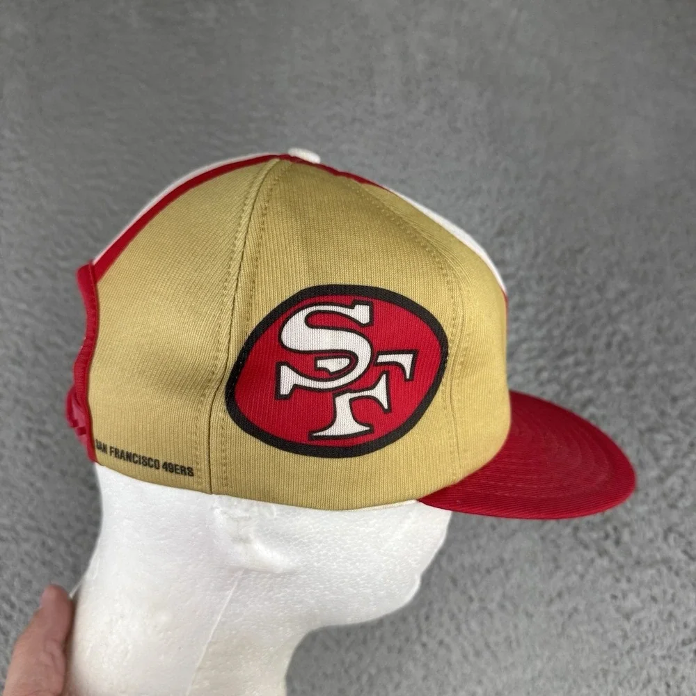San Francisco 49ers Helmet Hat Snapback by Louisville Mfg NFL Vintage 70s 80s‎